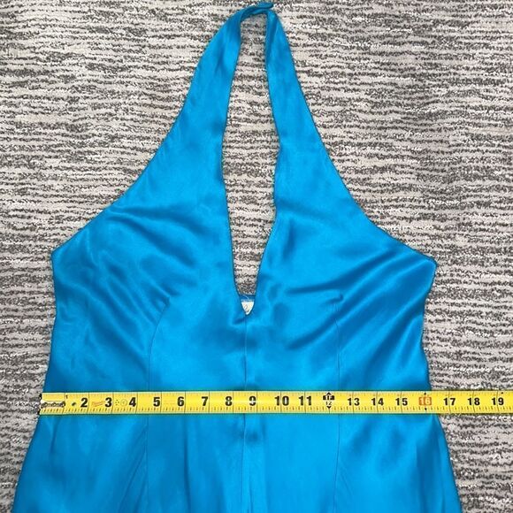 NWT Anthropologie Let Me Be Halter Slip Mini Dress Medium Petite - Picture 9 of 12